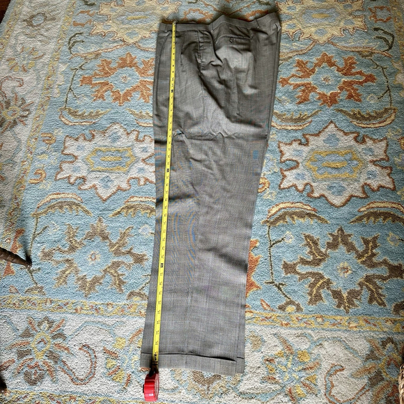 Gerald Austin Men's Plaid Suit Blazer 50L Pants 44L Matching Set - Picture 10 of 16